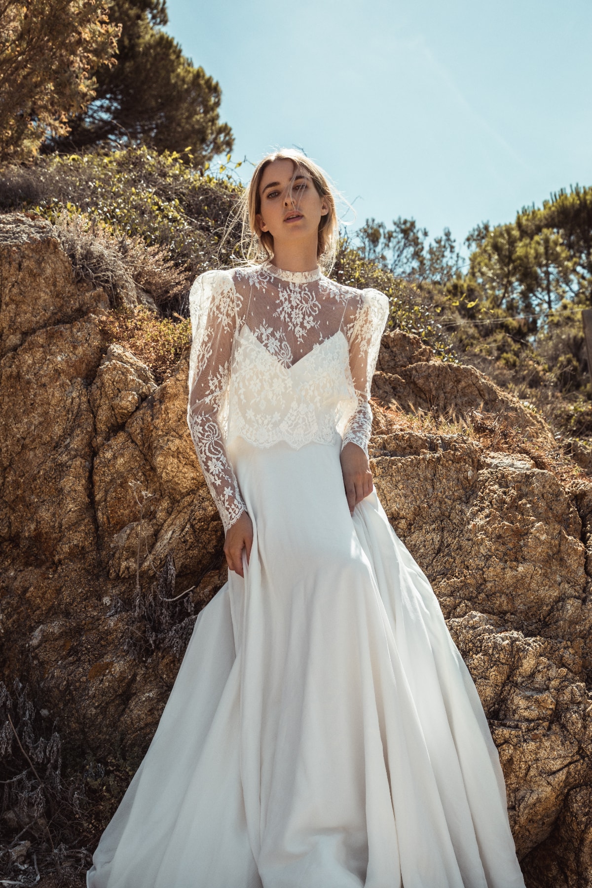 Les robes de mariée Caroline Takvorian sont chez Melody Nelson à Namur