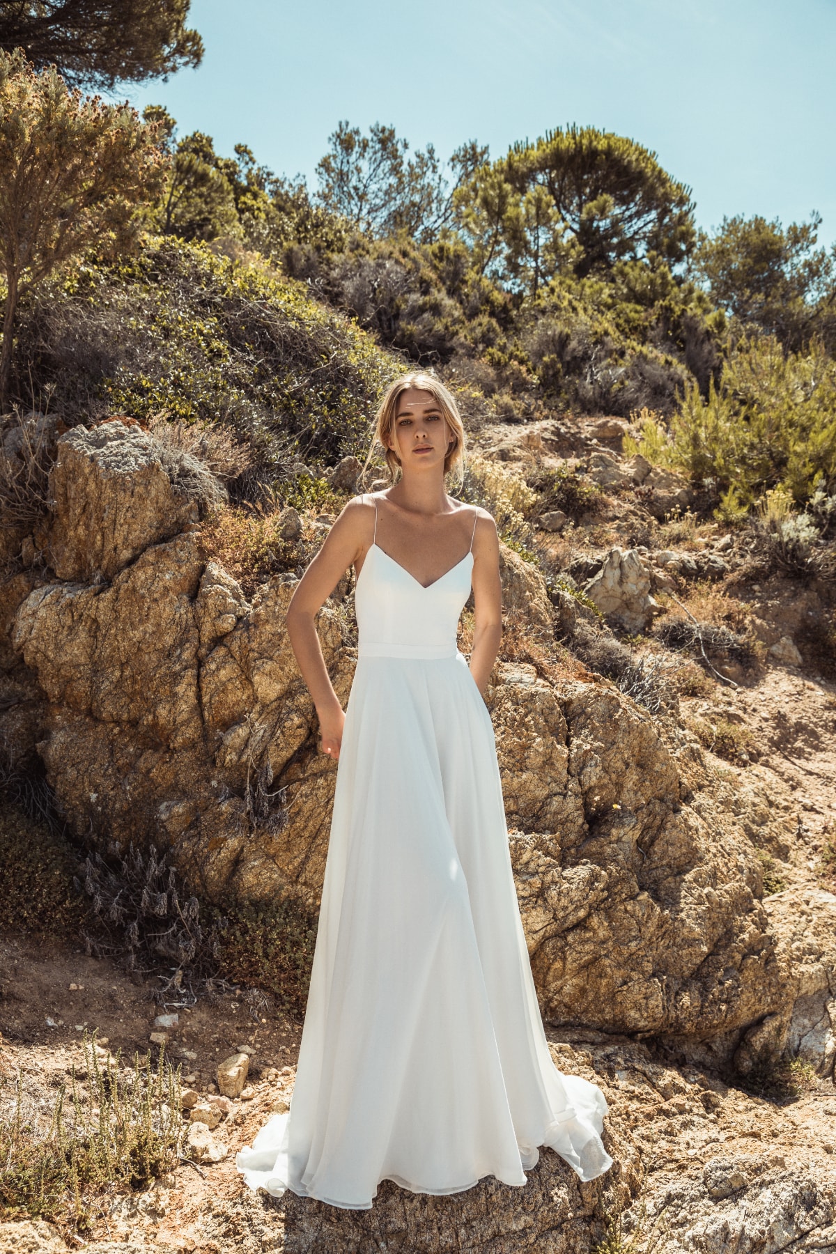 Les robes de mariée Caroline Takvorian sont chez Melody Nelson à Namur