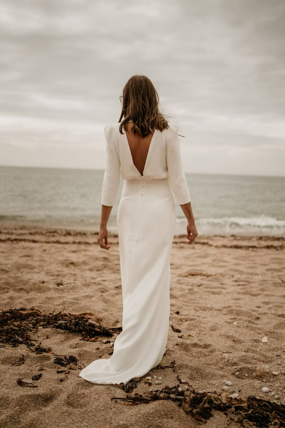 robe de mariée Claudine création disponible chez Melody Nelson à Erpent, Namur, Belgique