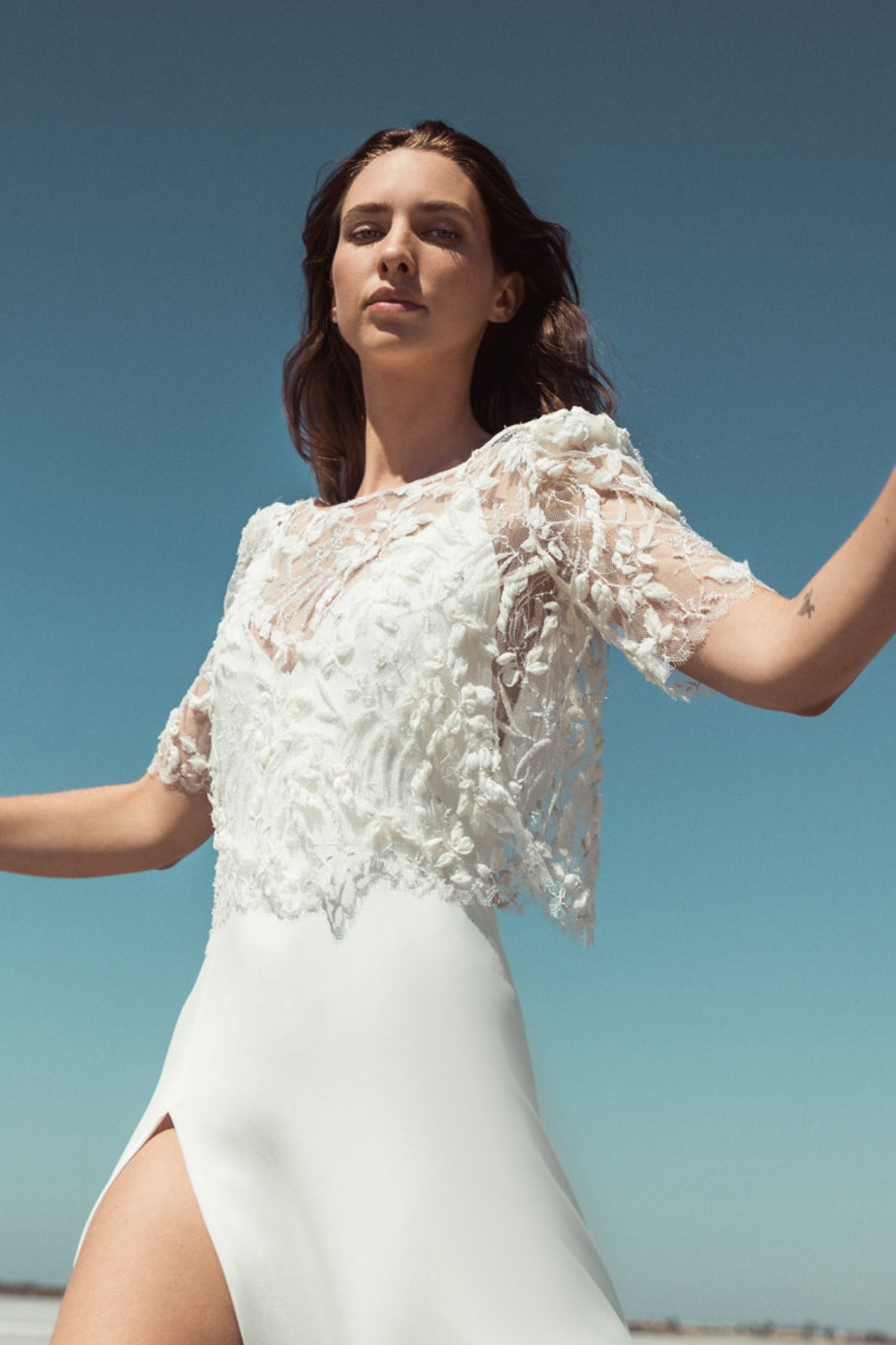 Les robes de mariée Caroline Takvorian sont chez Melody Nelson à Namur