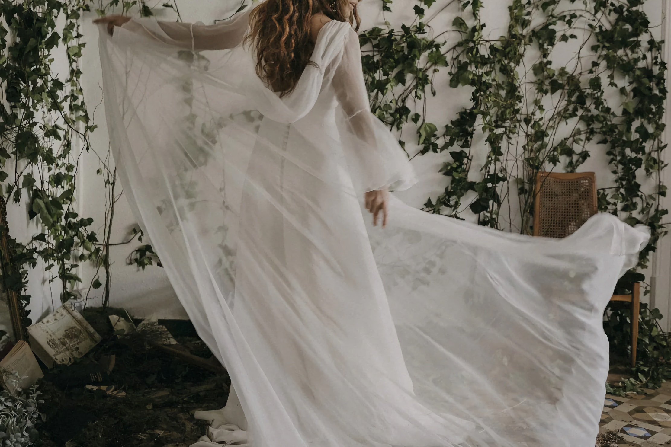 Otaduy's wedding gowns at Melody Nelson in Namur, Belgium