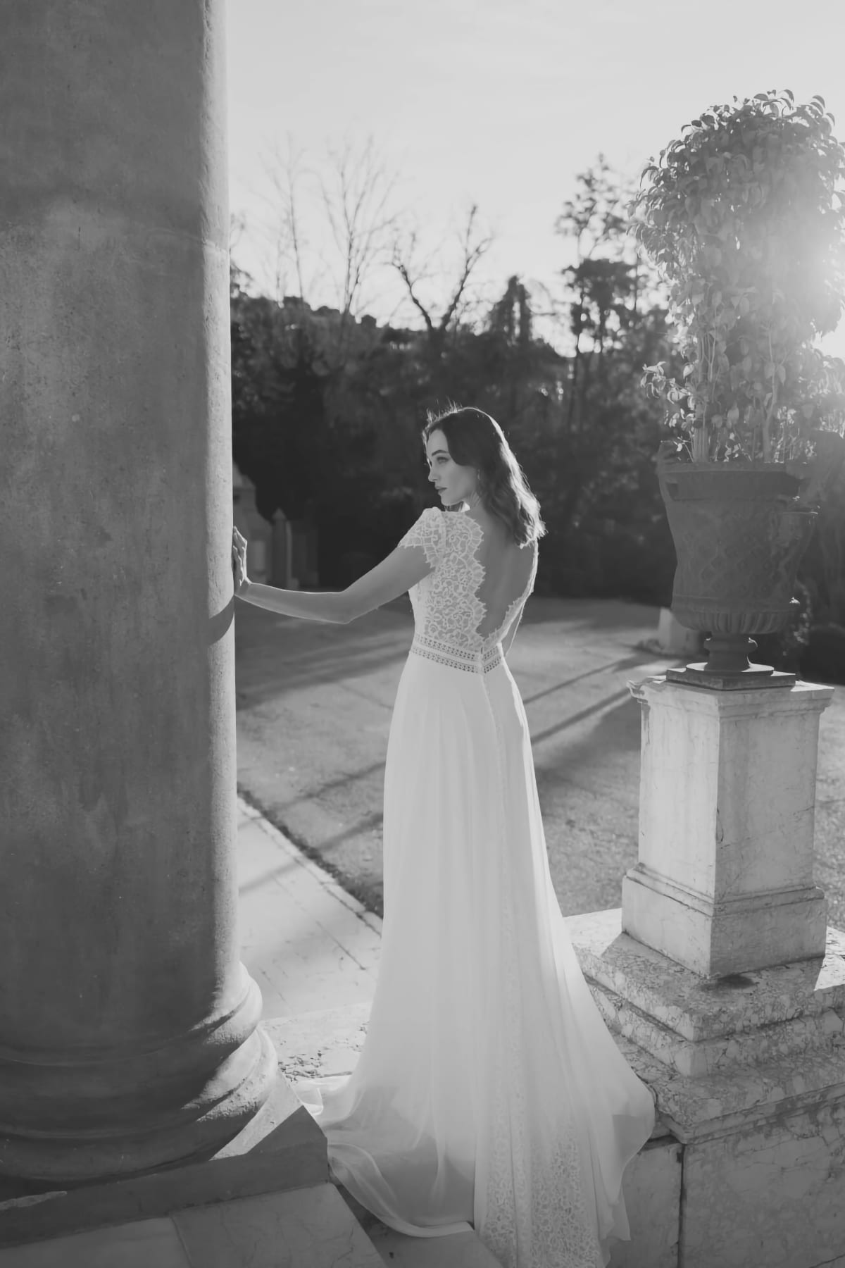 robe de mariée Rembo Styling disponible chez Melody Nelson à Erpent, Namur, Belgique