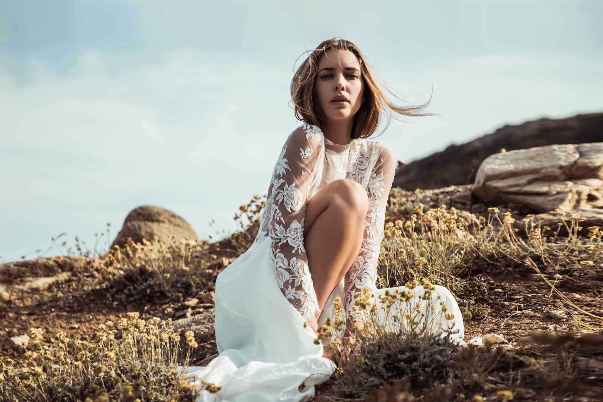 Robes de mariée Caroline Takvorian chez Melody Nelson, à Namur, Belgique