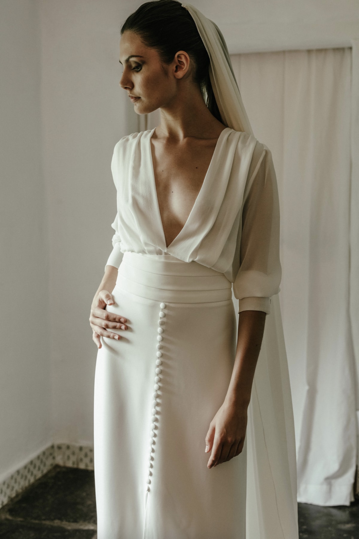 robe de mariée Victoire Vermeulen disponible chez Melody Nelson à Erpent, Namur, Belgique